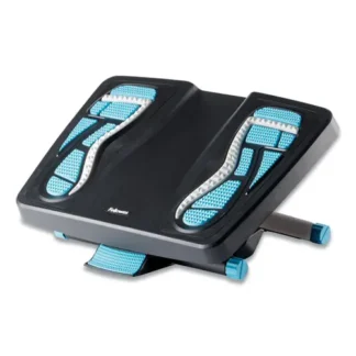 Fellowes® Energizer Foot Support, Charcoal/Blue/Gray