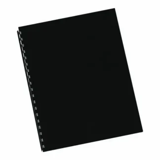 Fellowes® Expressions Linen Texture Presentation Covers, Black, 11" x 8.5", Unpunched, 200/Pack