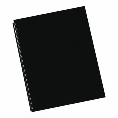 Fellowes® Expressions Linen Texture Presentation Covers, Black, 11" x 8.5", Unpunched, 200/Pack