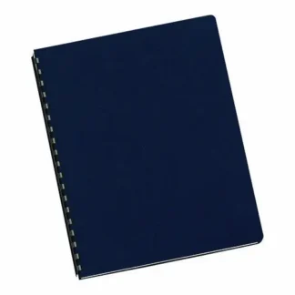 Fellowes® Futura Oversize Presentation Covers, Punched, 11.25 x 8.75, Navy, 25/Pack