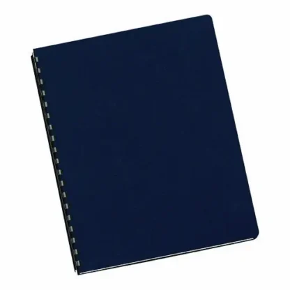 Fellowes® Futura Oversize Presentation Covers, Punched, 11.25 x 8.75, Navy, 25/Pack