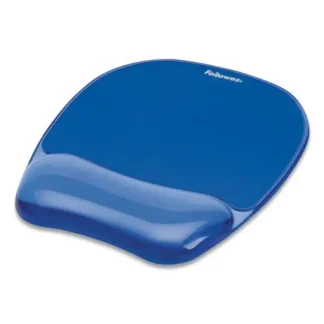 Fellowes® Gel Crystals Mouse Pad with Wrist Rest, Blue
