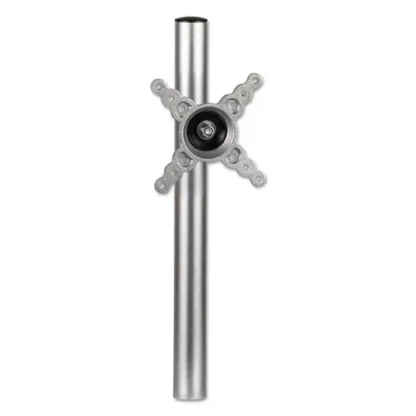 Fellowes® Lotus Single Monitor Arm Kit, Silver, Supports up to 17 lb, Fits Monitors up to 27"