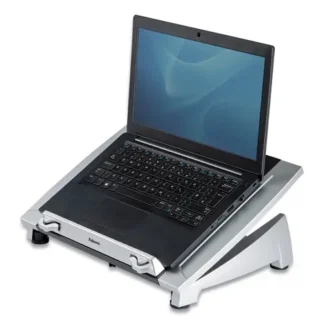 Fellowes® Office Suites Laptop Riser Plus, Black/Silver