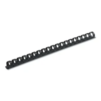 Fellowes® Plastic Comb Bindings, 1/2" Diameter, 90 Sheet Capacity, Navy Blue, 100/Pack