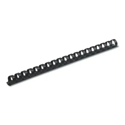 Fellowes® Plastic Comb Bindings, 1/2" Diameter, 90 Sheet Capacity, Navy Blue, 100/Pack