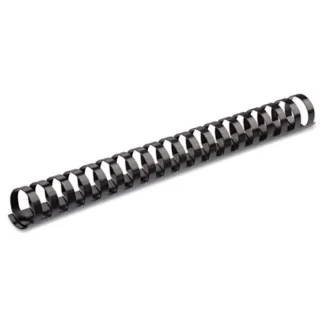 Fellowes® Plastic Comb Bindings, 3/4" Diameter, 150 Sheet Capacity, Black, 25/Pack