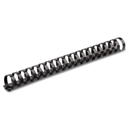 Fellowes® Plastic Comb Bindings, 3/4" Diameter, 150 Sheet Capacity, Black, 25/Pack
