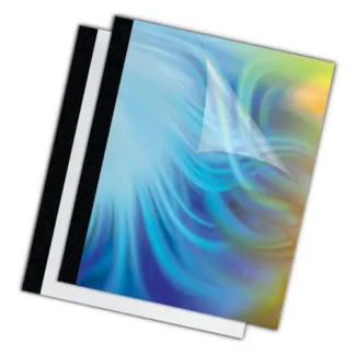 Fellowes® Thermal Binding System Presentation Covers, Clear, 16 to 30 Sheet Capacity, 11 x 8.5, Unpunched, 10/Pack