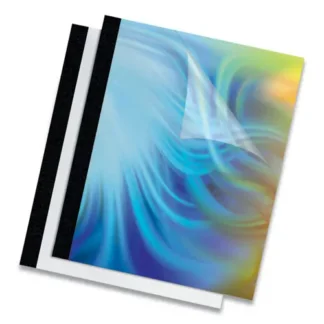 Fellowes® Thermal Binding System Presentation Covers, Clear, 91 to 120 Sheet Capacity, 11 x 8.5, Unpunched, 10/Pack