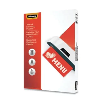 Fellowes® Thermal Laminating Pouches, 5 mil, 11.5" x 17.5", Matte Clear, 100/Pack