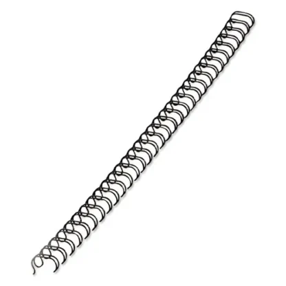 Fellowes® Wire Bindings, 1/4" Diameter, 35 Sheet Capacity, Black, 25/Pack