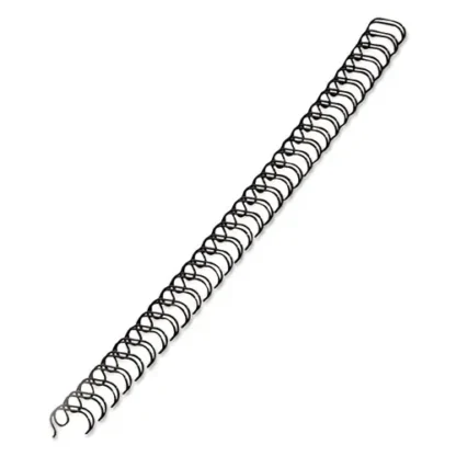 Fellowes® Wire Bindings, 3/8" Diameter, 80 Sheet Capacity, Black, 25/Pack
