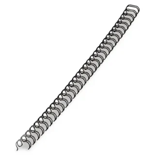 Fellowes® Wire Bindings, 5/16" Diameter, 50 Sheet Capacity, Black, 25/Pack