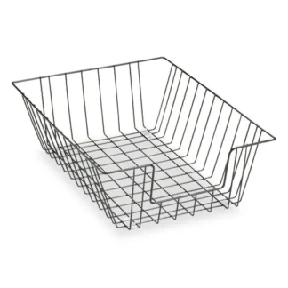 Fellowes® Wire Desk Tray Organizer, 1 Section, Legal Size, Black