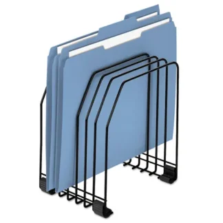 Fellowes® Wire Organizer with 7 Sections, Black