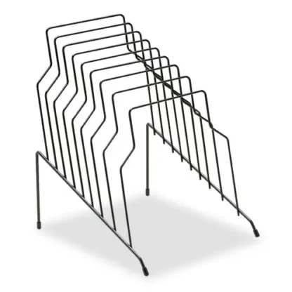 Fellowes® Wire Step File, 8 Sections, Letter to Legal Size Files, Black
