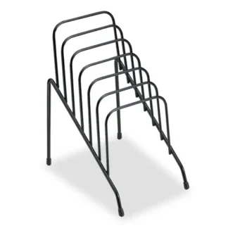 Fellowes® Wire Step File Jr., 6 Sections, Black