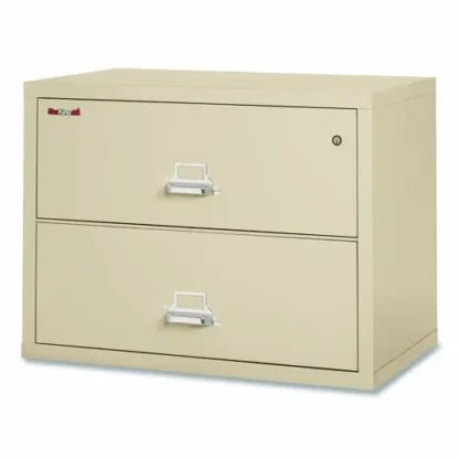 FireKing® Insulated Lateral File, 2-Drawer, Parchment