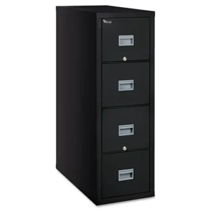 FireKing® Patriot by FireKing Insulated Fire File, 4-Drawer, Legal Size, Black