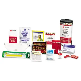 First Aid Only™ American Red Cross Personal Safety Pack for One Person, Nylon Backpack