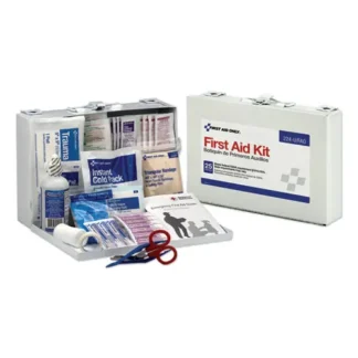 First Aid Only™ First Aid Kit for 25 People, 104 Pieces, OSHA Compliant, Metal Case