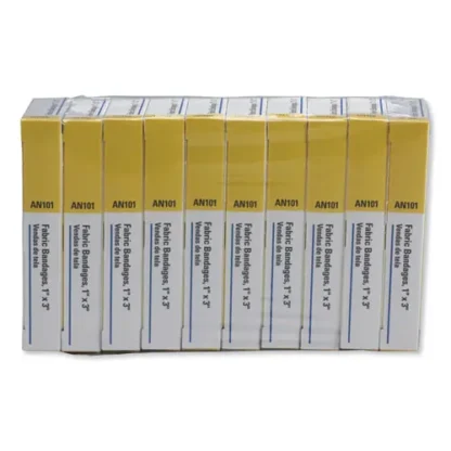 First Aid Only™ First-Aid Refill Fabric Adhesive Bandages, 1 x 3, 160/Pack