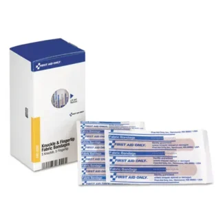 First Aid Only™ Knuckle and Fingertip Bandages, Sterilized, 5 Knuckle, 5 Fingertip, 10/Box