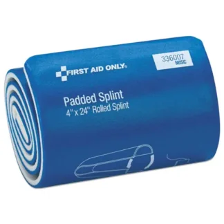 First Aid Only™ Padded Splint, Blue/White