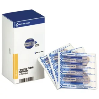 First Aid Only™ Refill for SmartCompliance General Business Cabinet, Fingertip Fabric Bandages, 20/Box