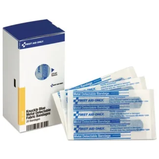 First Aid Only™ SC Blue Metal Detectable Bandages