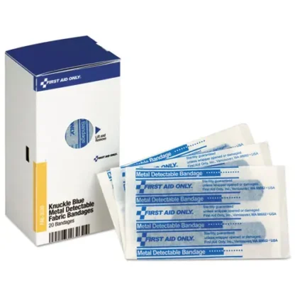 First Aid Only™ SC Blue Metal Detectable Bandages