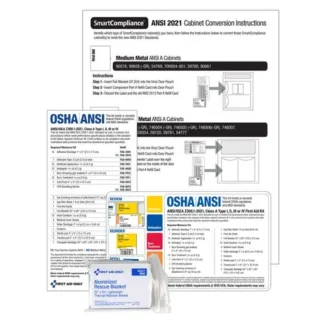 First Aid Only™ Smart Compliance A 2021 Conversion Kit, 11 Pieces