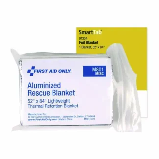 First Aid Only™ SmartCompliance Aluminized Rescue Blanket, Silver