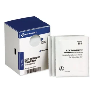 First Aid Only™ SmartCompliance Antiseptic Cleansing Wipes, 10/Box