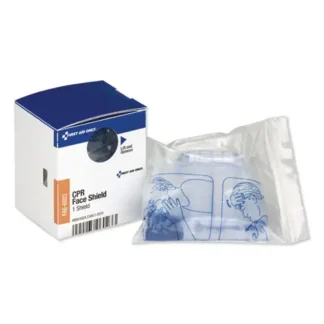 First Aid Only™ SmartCompliance CPR Face Shield and Breathing Barrier, Plastic, One Size Fits All