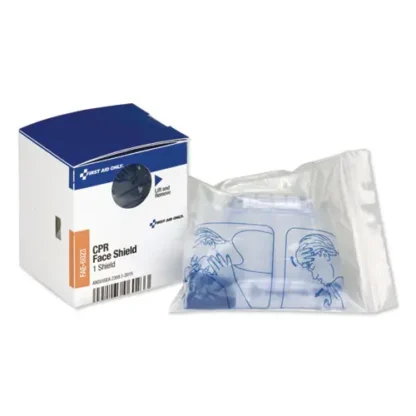 First Aid Only™ SmartCompliance CPR Face Shield and Breathing Barrier, Plastic, One Size Fits All