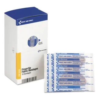 First Aid Only™ SmartCompliance Fingertip Bandages, 10/Box
