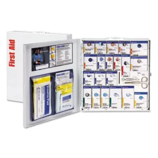 First Aid Only™ SmartCompliance Food Service First Aid Kit, Without Medication, 50 People, 260 Pieces, Metal Case