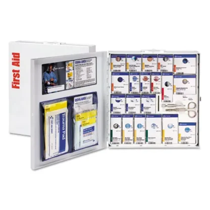 First Aid Only™ SmartCompliance Food Service First Aid Kit, Without Medication, 50 People, 260 Pieces, Metal Case