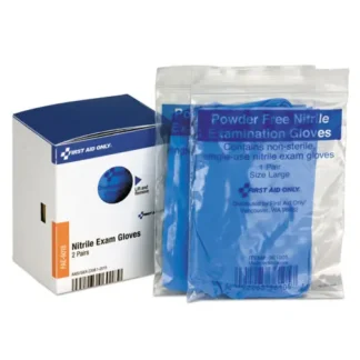 First Aid Only™ SmartCompliance Nitrile Lightweight Gloves, One Size, 2/Box