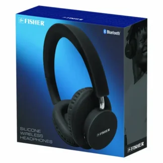 FISHER® Silicone Wireless Headphones, Black