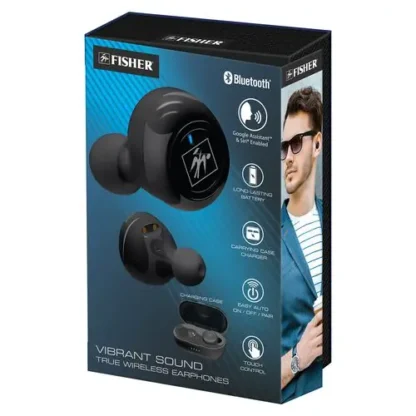 FISHER® Vibrant Sound True Wireless Earphones