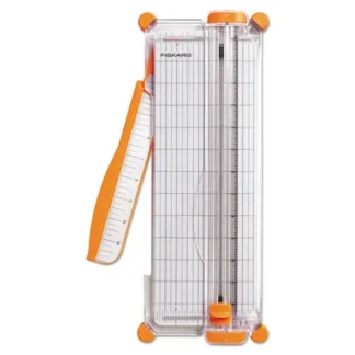 Fiskars® Personal Paper Trimmer, 7 Sheets Capacity, 12" Cut Length