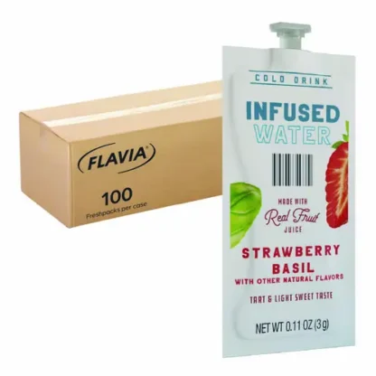 FLAVIA® Strawberry Basil Infused Water Freshpack, 100/Carton