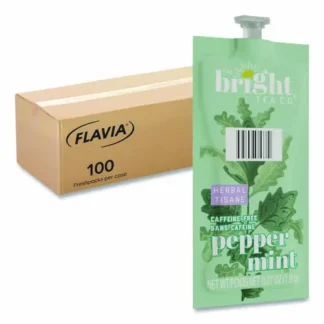 FLAVIA® The Bright Tea Co. Peppermint Herbal Tea Freshpack, 100/Carton