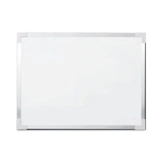 Flipside Framed Dry Erase Board, 48" x 36", White Surface, Satin Aluminum Frame