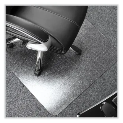 Floortex® Cleartex Ultimat Polycarbonate Chair Mat for High Pile Carpets, 60" x 48", Clear
