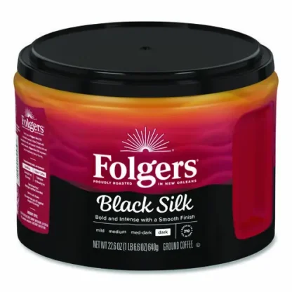 Folgers® Black Silk Ground Coffee, 22.6 oz Canister