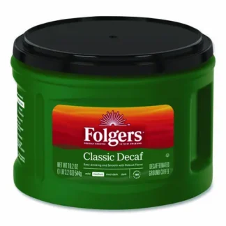 Folgers® Classic Decaf Ground Coffee, Classic Roast Decaffeinated, 19.2 oz Can
